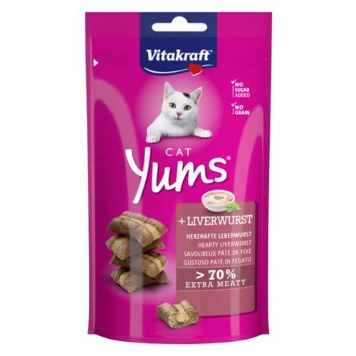 VitaKraft Cat Yums Májashurka Jutalomfalat 40g