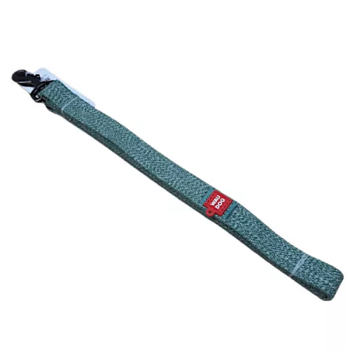 WAUDOG Re-Cotton póráz, újrahasznosított pamutból 20 mm x 150 cm - M - zöld