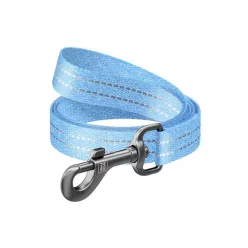   WAUDOG Re-Cotton póráz, újrahasznosított pamutból 20 mm x 150 cm - M - világoskék