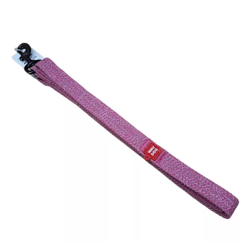 WAUDOG Re-Cotton póráz, újrahasznosított pamutból 20 mm x 150 cm - M - rózsaszín