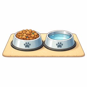 Etető- és itatótál